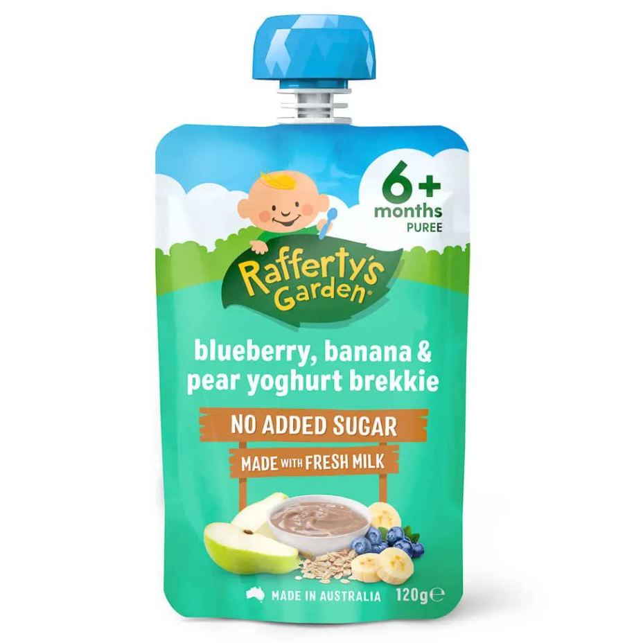 Raffertys Garden Baby Food 6+ Months Puree or Smooth (Australia)