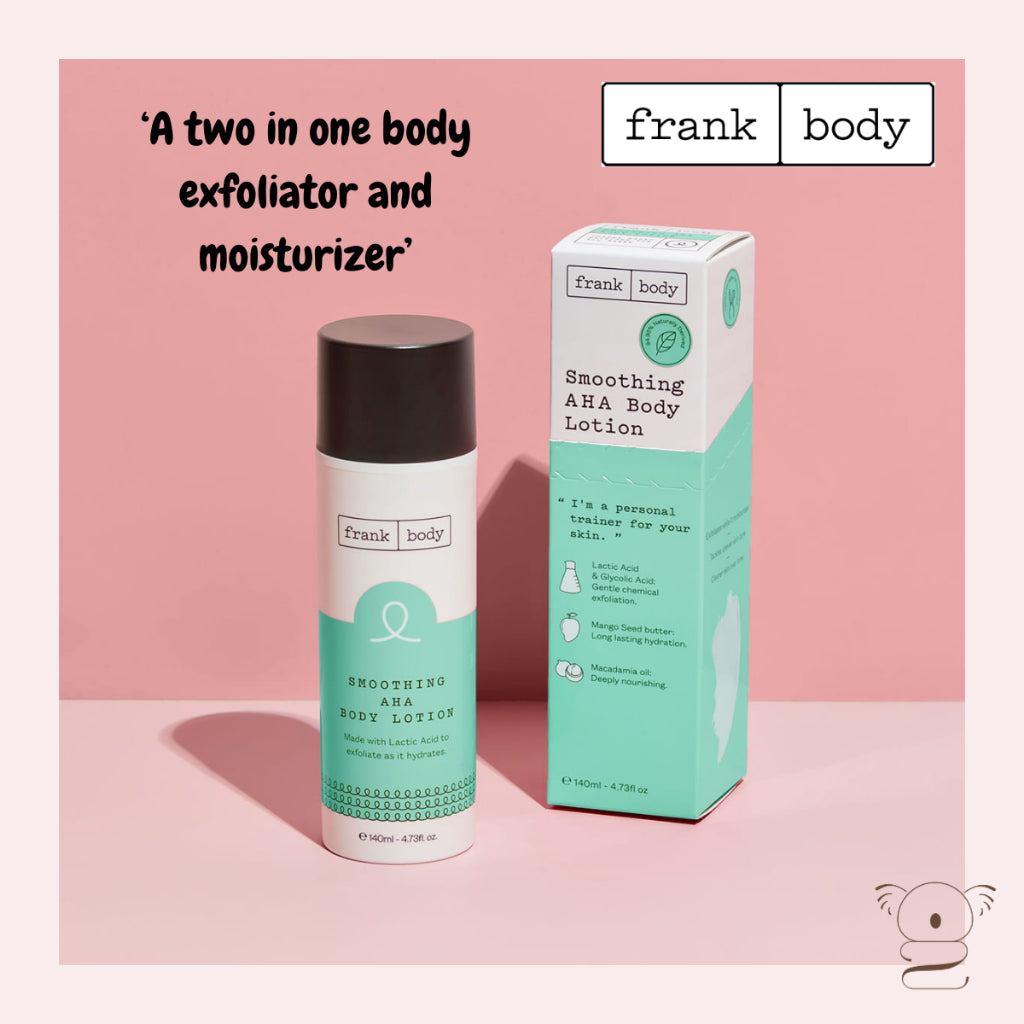 FRANK BODY Smoothing AHA Body Lotion with Lactic Acid 140ml