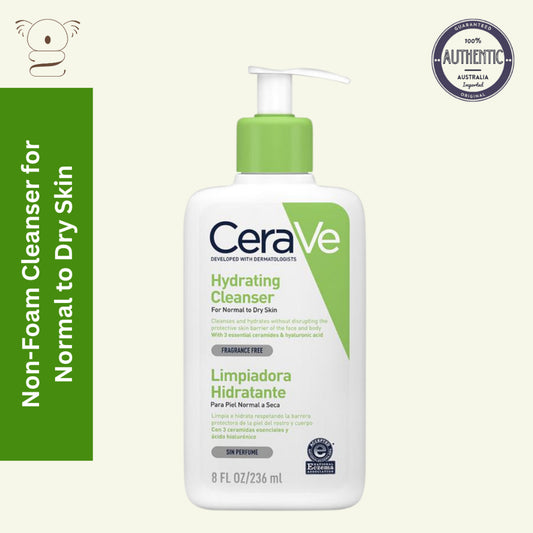 CeraVe Hydrating Cleanser Normal to Dry Skin 236ml 473ml