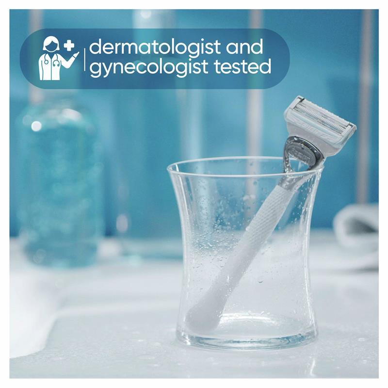 Gillette Venus Women's Bikini Razor Shaver For Pubic Hair & Skin with 2 Blade Refills