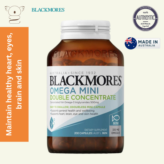 Blackmores Odourless Fish Oil Minicaps 200 OR 400 Capsules
