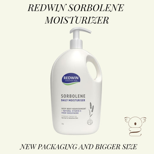 Redwin Sorbolene Body Moisturiser Lotion with Vitamin E Litre 1.1L