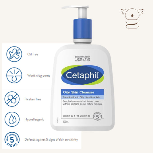 CETAPHIL Oily Skin Cleanser Face and Body 500ml