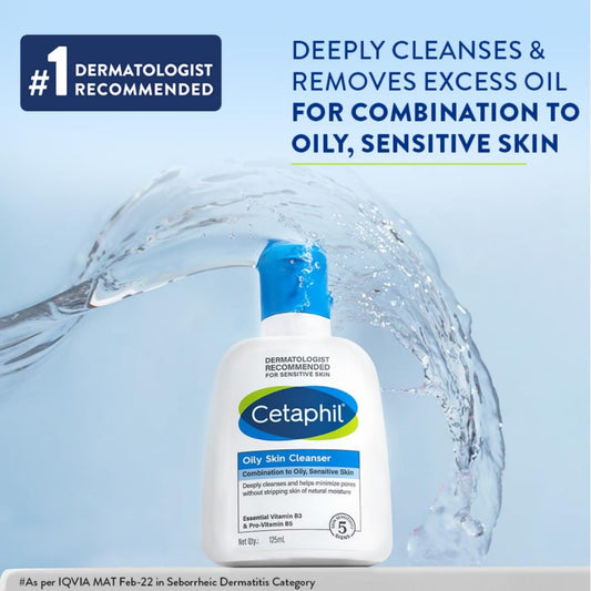 Cetaphil Oily Skin Cleanser Face and Body Sensitive Combination 235ml