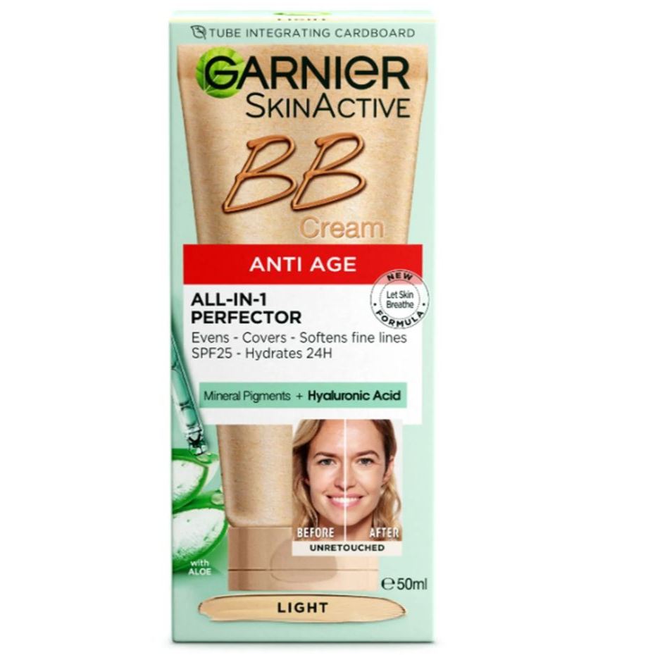 Garnier Skinactive BB Cream All-In-One Perfector Oil Free SPF 25 Anti Age Classic Combination 50mL