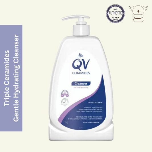 Ego QV Ceramides Body Face Cleanser Eczema Acne Sensitive Skin 350g 1kg