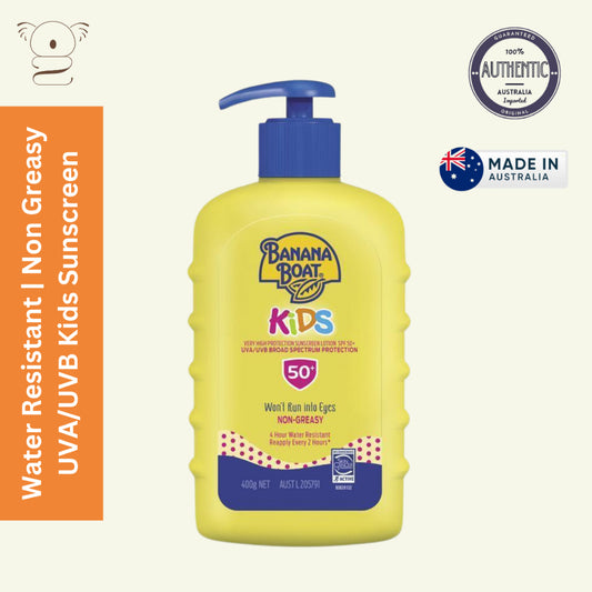 Banana Boat Kids Sunscreen Lotion SPF 50+ 400g Pump Australia