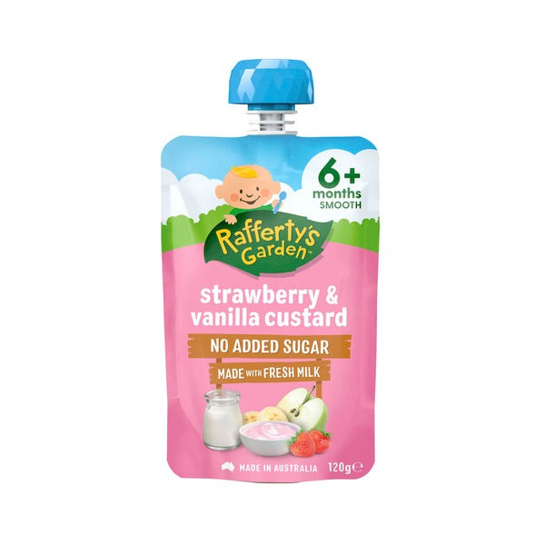 Raffertys Garden Baby Food 6+ Months Puree or Smooth (Australia)