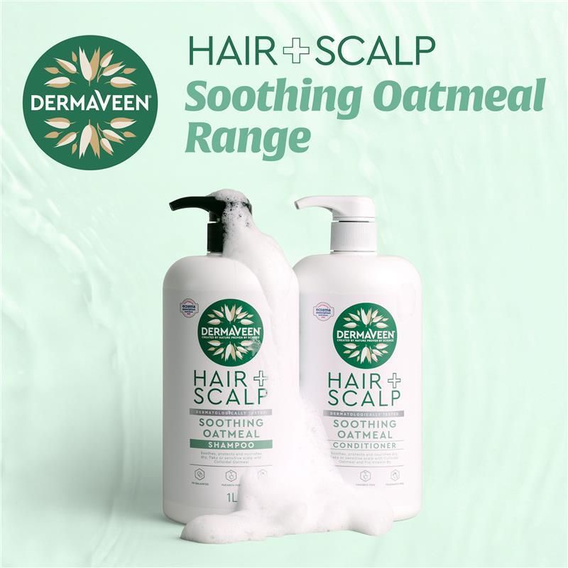 Dermaveen Oatmeal Soothing Conditioner Dry Itchy Sensitive Scalp