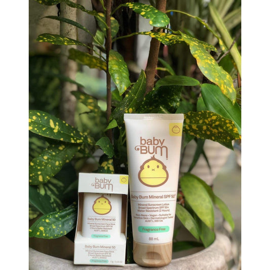 Sun Bum Baby Bum Mineral Sunscreen SPF 50 Lotion Face Stick