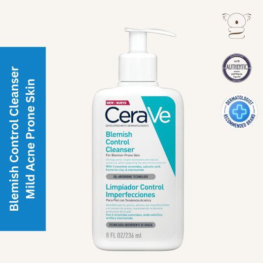 CeraVe Blemish Control Salicylic Acid Cleanser for Acne-Prone Blackheads 236ml