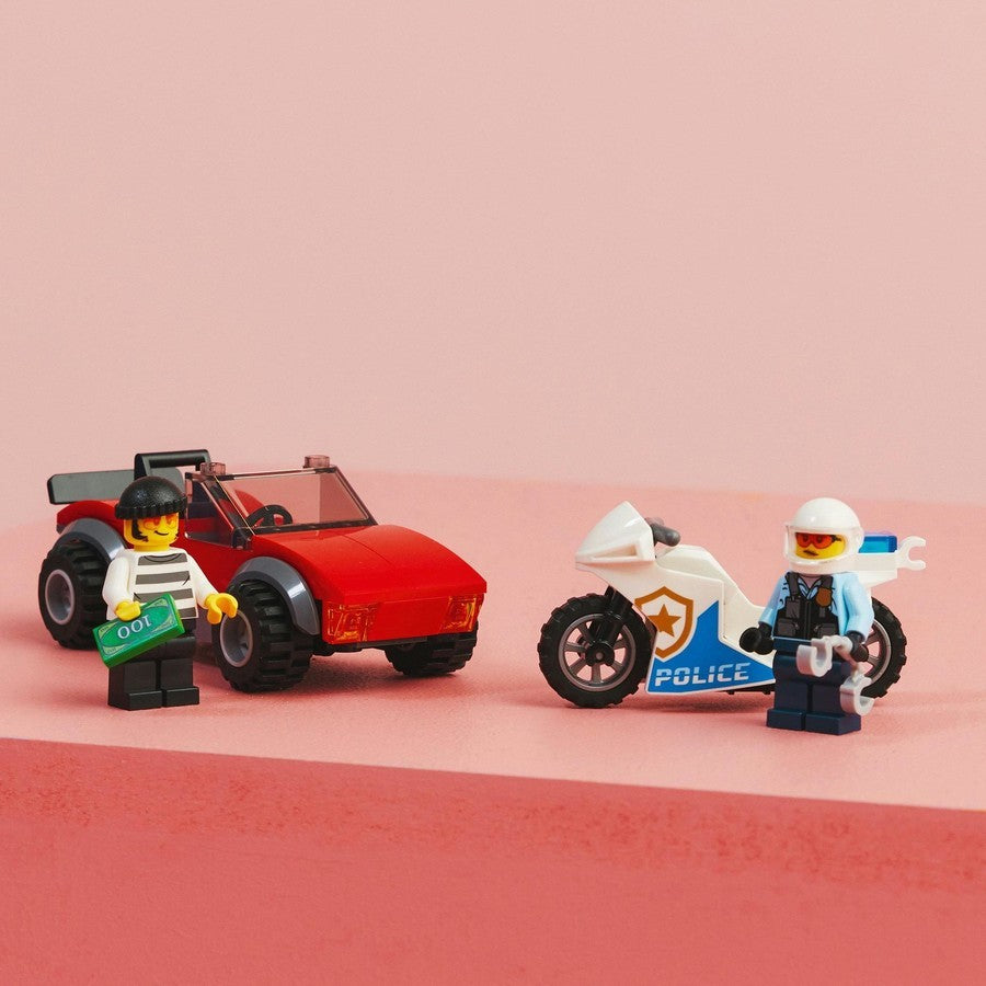 LEGO® City 60392 Police Bike Car Chase, Age 5+, Building Blocks, 2023 (59pcs)
