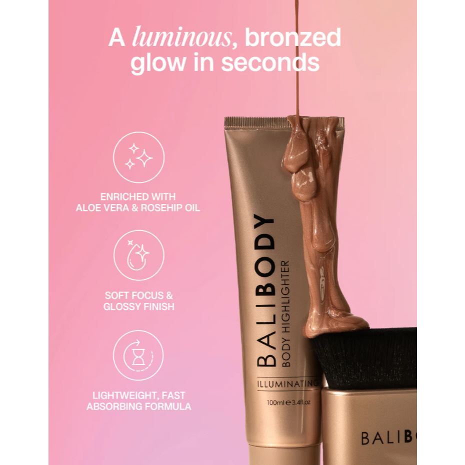 Bali Body Body Highlighter Hydrating Luminous Bronzed Glow 100ml