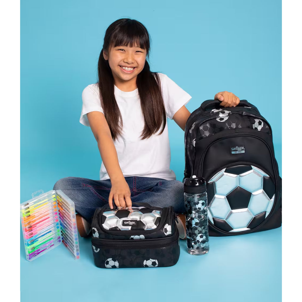 Smiggle Striker Classic Backpack Kids School Soccer