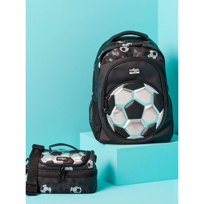Smiggle Striker Classic Backpack Kids School Soccer
