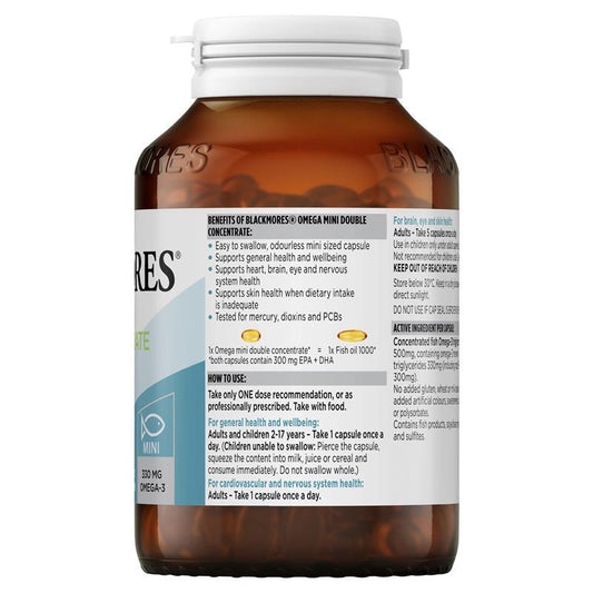 Blackmores Odourless Fish Oil Minicaps 200 OR 400 Capsules