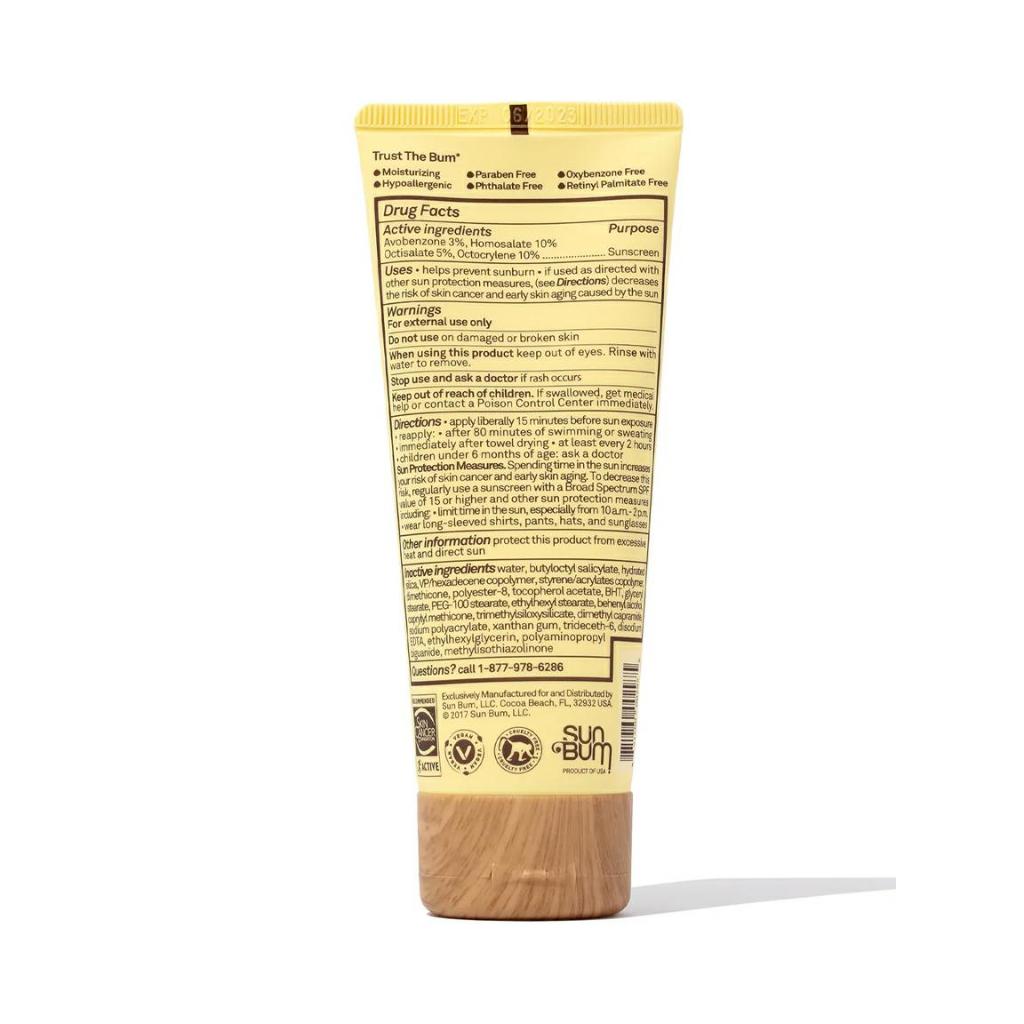 Sun Bum Face SPF 50+ UVA/UVB Sunscreen Lotion Vegan Reef Friendly Matte Finish 88ml
