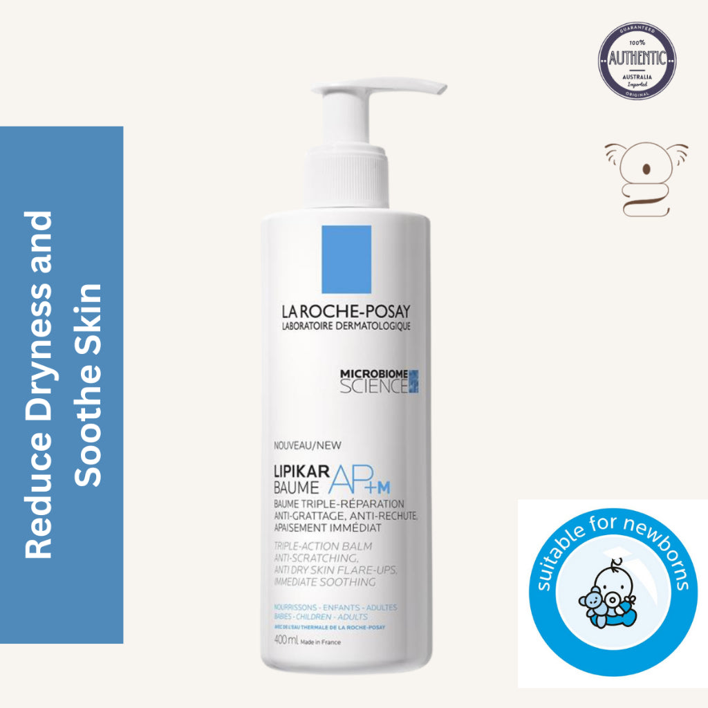 LA ROCHE POSAY Lipikar Baume Triple-Action Balm - Anti-Scratching, Anti Dry Skin Flare-Ups 400ml