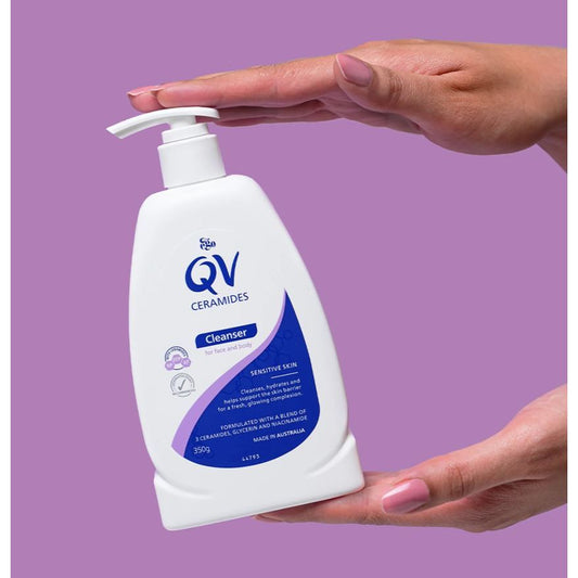 Ego QV Ceramides Body Face Cleanser Eczema Acne Sensitive Skin 350g 1kg