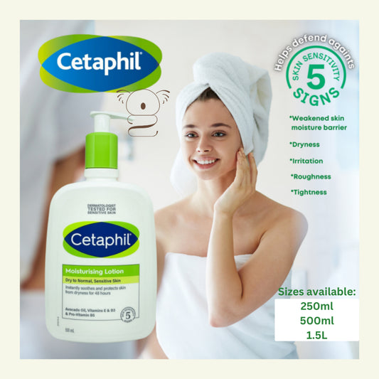 CETAPHIL Moisturising Lotion Face and Body SIZE 250ML 500ML 1.5L