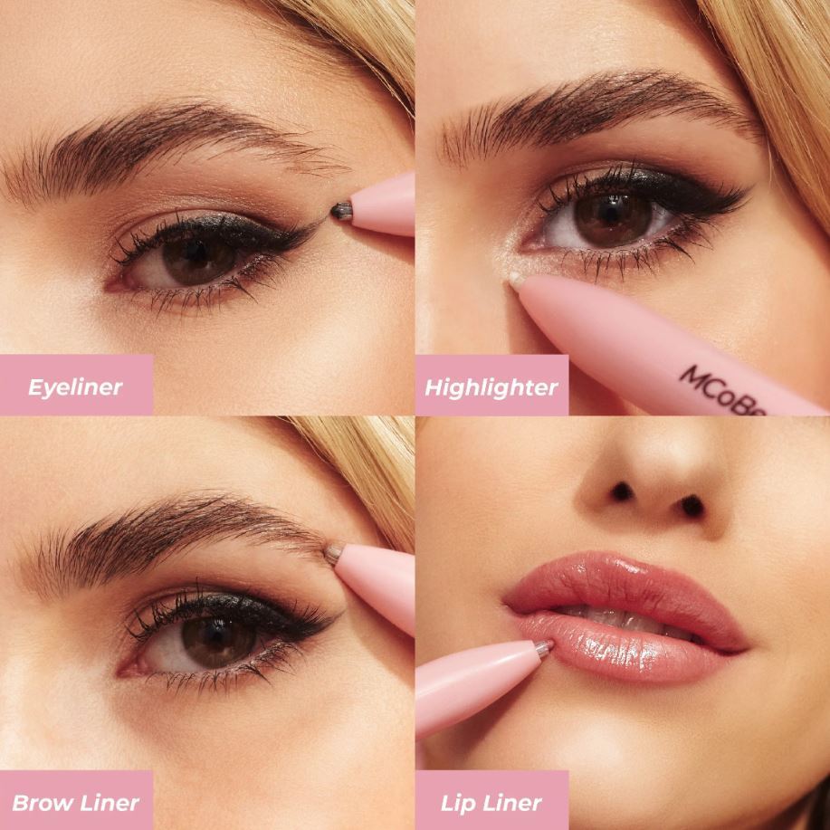 McoBeauty Super Pen 4-in-1 Liner Eye Brow Highlighter Lip