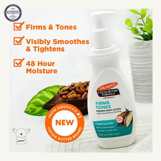 Palmer's Cocoa Butter Firming Body Lotion 400ml | FIRMS TONES SKIN