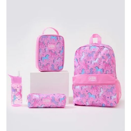 AUTHENTIC Smiggle Giggle 4 Piece Set Bundle School Backpack Luncbox Pencil Case Drink Bottle