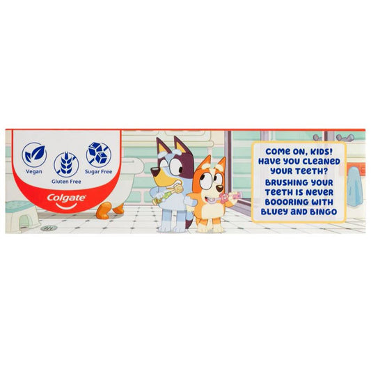 Colgate Kids Junior Bluey Mild Mint Gel Toothpaste 2-5 Years