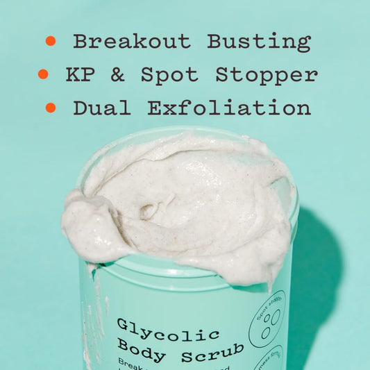 Frank Body Glycolic Body Scrub | Vegan, Cruelty Free, Exfoliating AHA Niacinamide