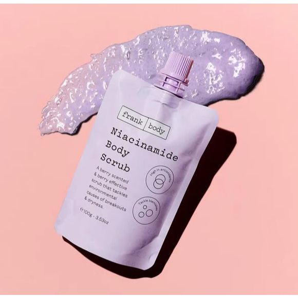Frank Body Niacinamide Body Scrub Exfoliating Smoothing Calming Sulphate-free