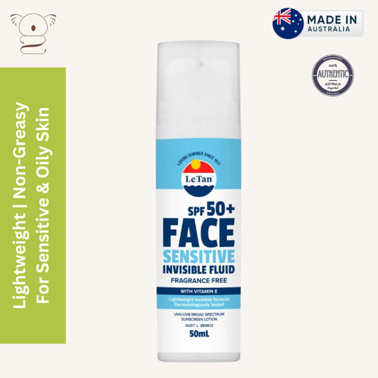LE TAN SPF50+ Sensitive Face Invisible Fluid 50ml
