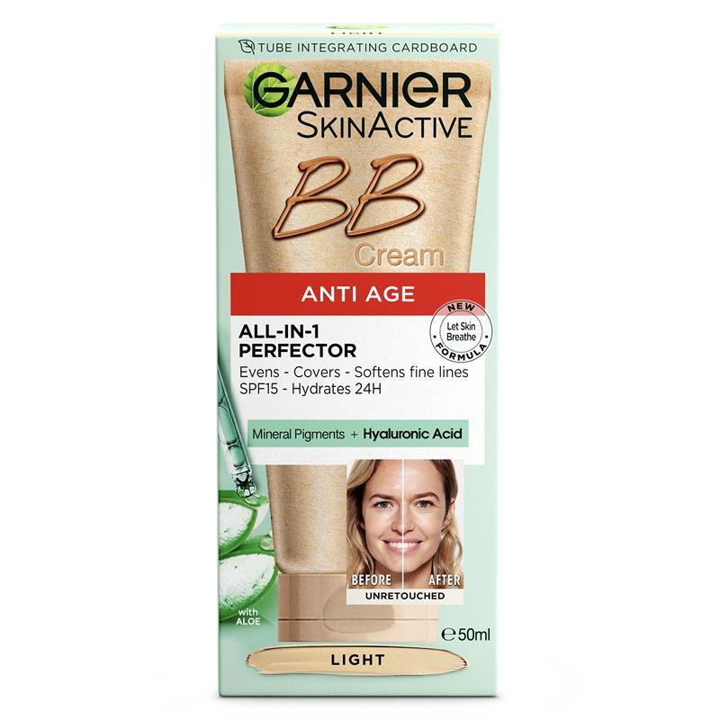 Garnier Skinactive BB Cream All-In-One Perfector Oil Free SPF 25 Anti Age Classic Combination 50mL