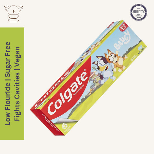 Colgate Kids Junior Bluey Mild Mint Gel Toothpaste 2-5 Years