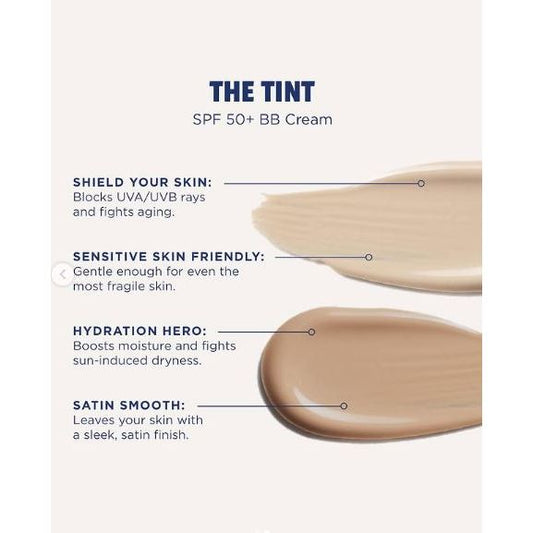 Le Tan SPF50+ BB Cream Tint 70ml SPF 50 Hydrating High Protection Broad Spectrum Light and Medium