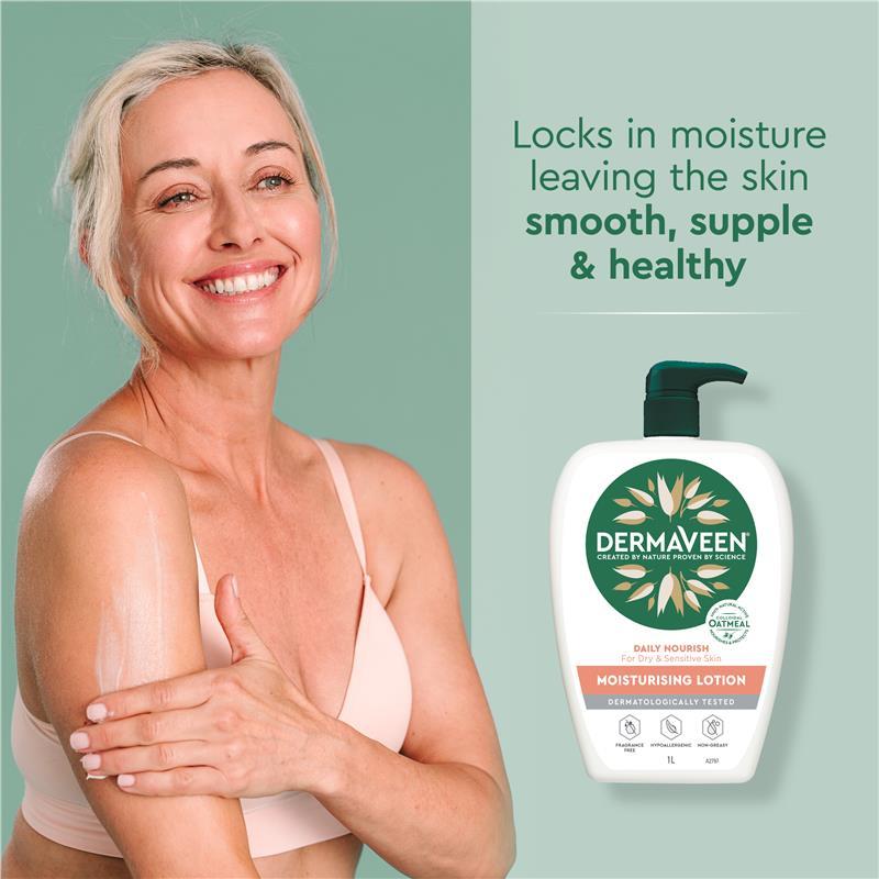 Dermaveen Daily Nourish Soap Free Wash 1L 500ml or 250ml