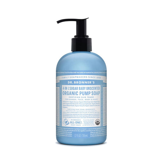 Dr. Bronner's Organic Sugar Soap Pump 355mL