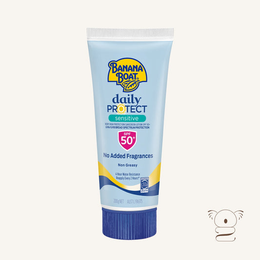 Banana Boat Daily Protect For Sensitive Skin Sunscreen Tube SPF 50+ 200g