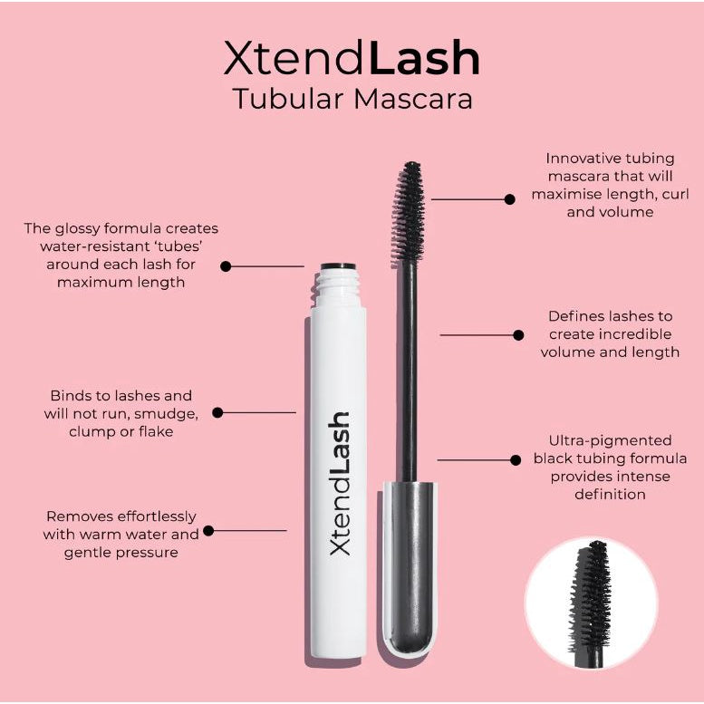 MCoBeauty XtendLash Mascara Black Smudgeproof Waterproof