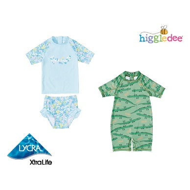 ALDI Higgledee Boys Infant Swimsuit Rashsuit Baby Size 0-2 years old