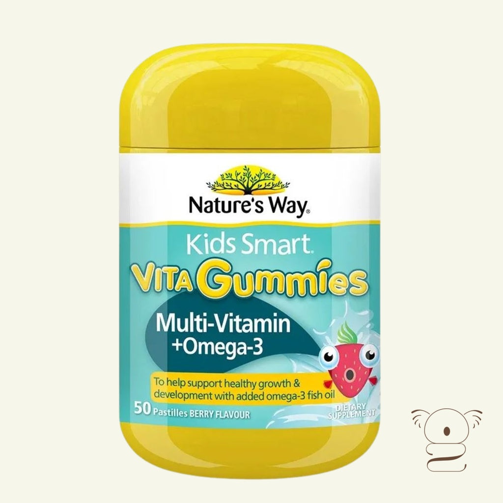Nature's Way Kids Smart Vita Gummies Multi Vitamin & Omega3 50 Pastilles
