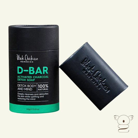 Black Chicken Remedies D-Bar Activated Charcoal Detox Soap