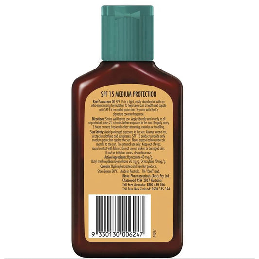 REEF Sunscreen Coconut Oil SPF 15 125ml