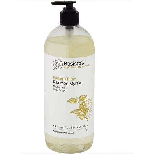 Bosisto's Kakadu Plum & Lemon Myrtle Nourishing Body Wash Australian Brand