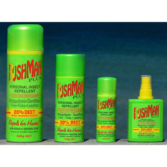 Bushman Plus 20% Deet Mosquito Insect Repellent with Sunscreen Spray Roll-On