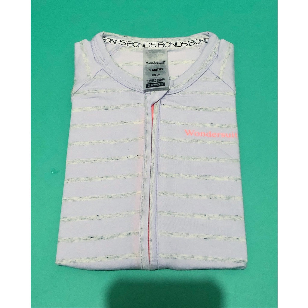 BONDS Original Baby Zip Romper Wondersuit Shirt Sleeve