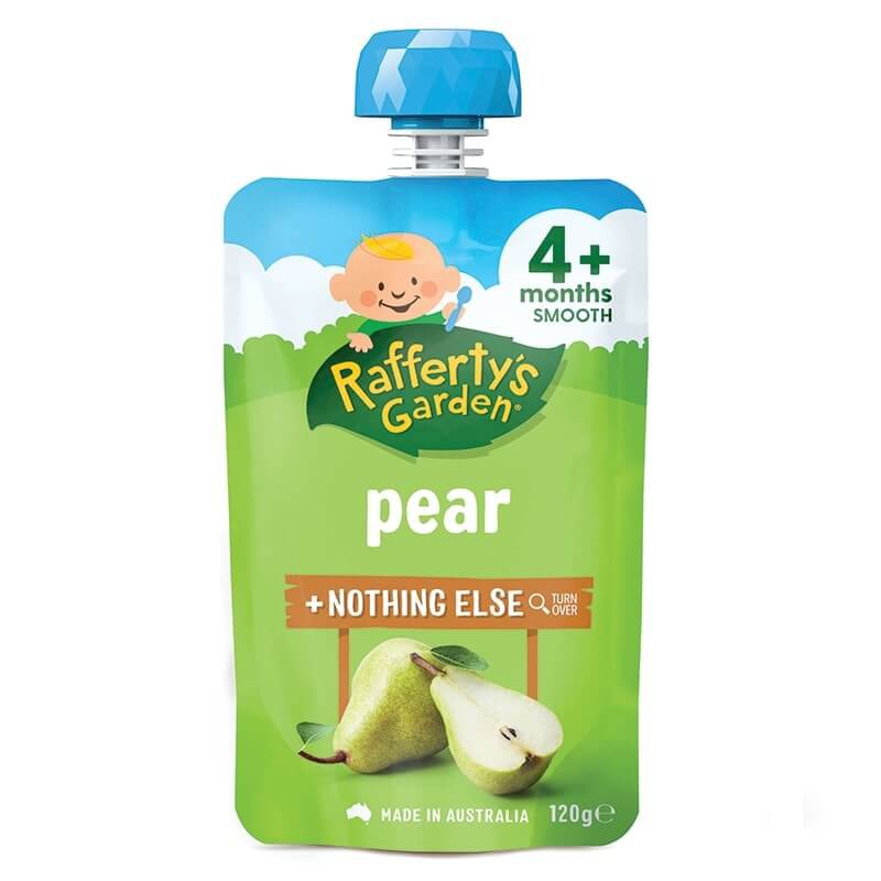 Raffertys Garden 4 Months Up Smooth Baby Food +Nothing Else