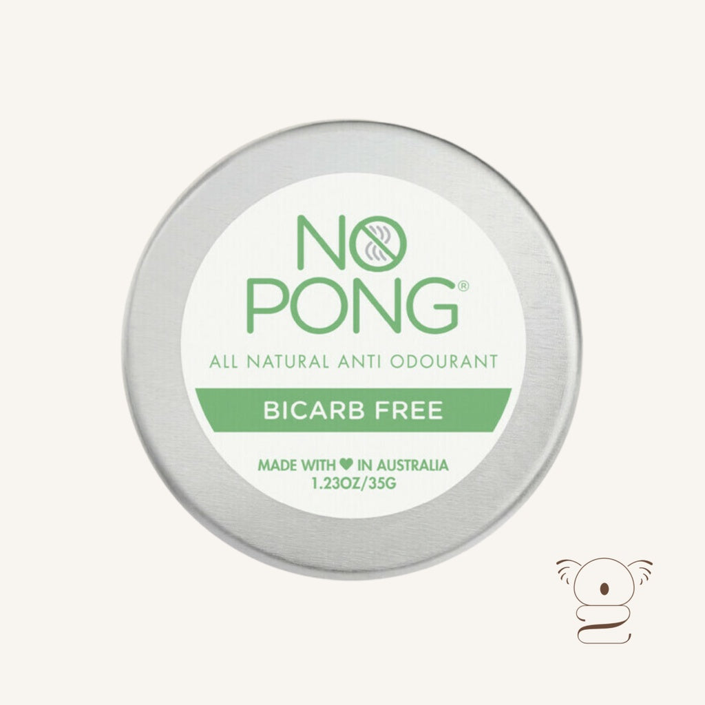 No Pong All-Natural Bi-Carb Free Deodorant Paste Sensitive Skin for Teens Women Men