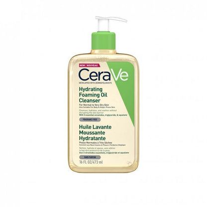 CeraVe Hydrating Foaming Oil Cleanser Normal to Very Dry Skin