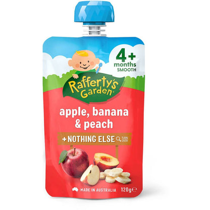 Raffertys Garden 4 Months Up Smooth Baby Food +Nothing Else