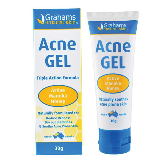 Grahams Natural Skin Acne Gel 30g Made in Australia